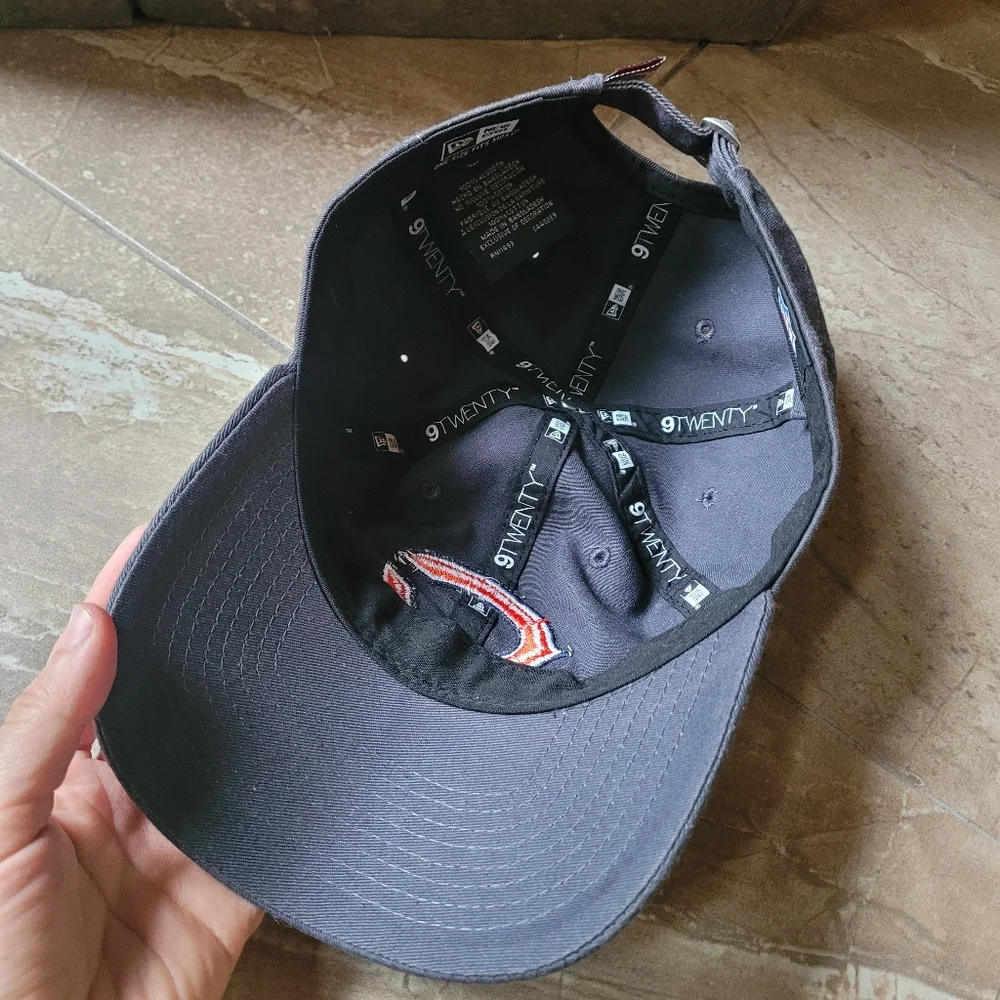 New Era Chicago Bears Baseball Hat MLB 9Twenty OS Blue Orange Mens Womens Cap